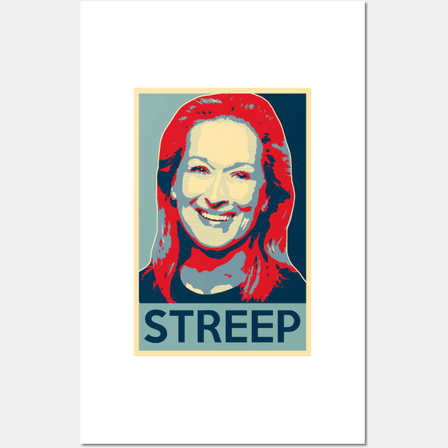 Meryl Streep Poster Wall Art by baranskini